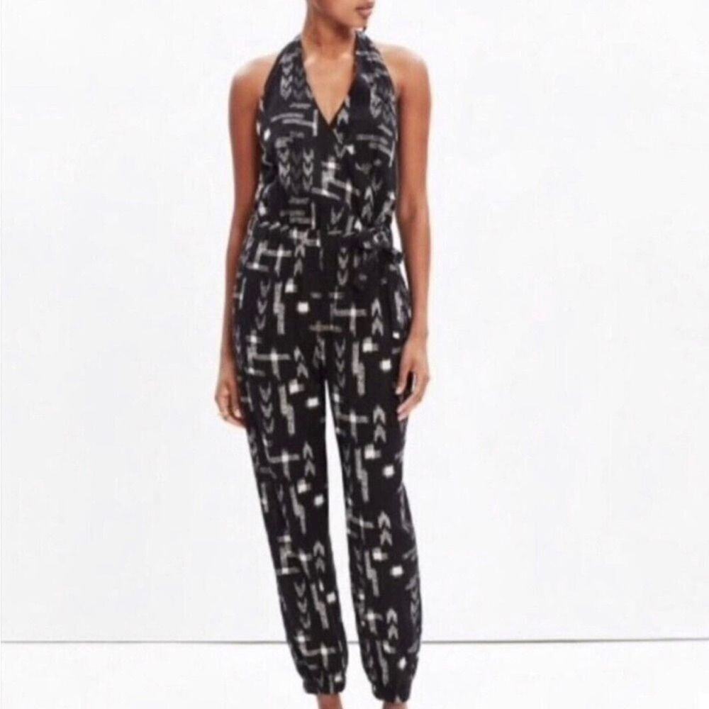 MADEWELL MAGDALENA HALTER‎ BACK JUMPSUIT SIZE XS